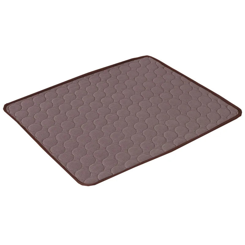 Tapis rafraichissant pour chat café
