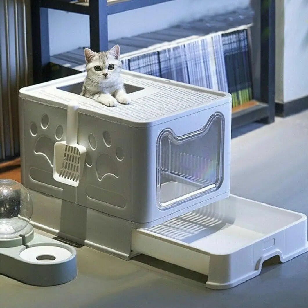 Maison de toilette pour chats - The litter house™ - Mam'zelle Sassy