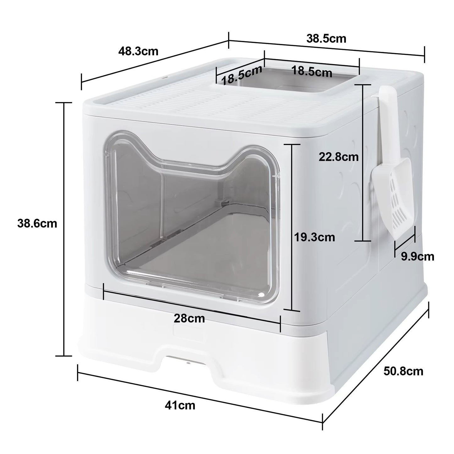 Maison de toilette pour chats - The litter house™ - Mam'zelle Sassy