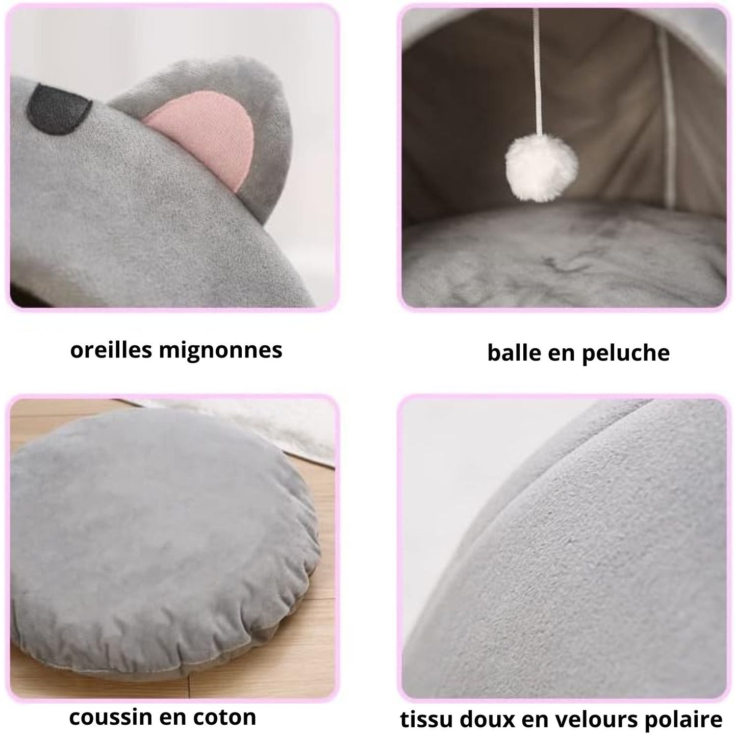 niche pour chat détails mignons
