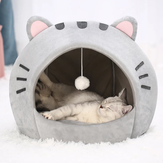 niche pour chat apaisante