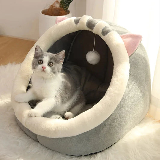 niche pour chat semi ouverte chaton